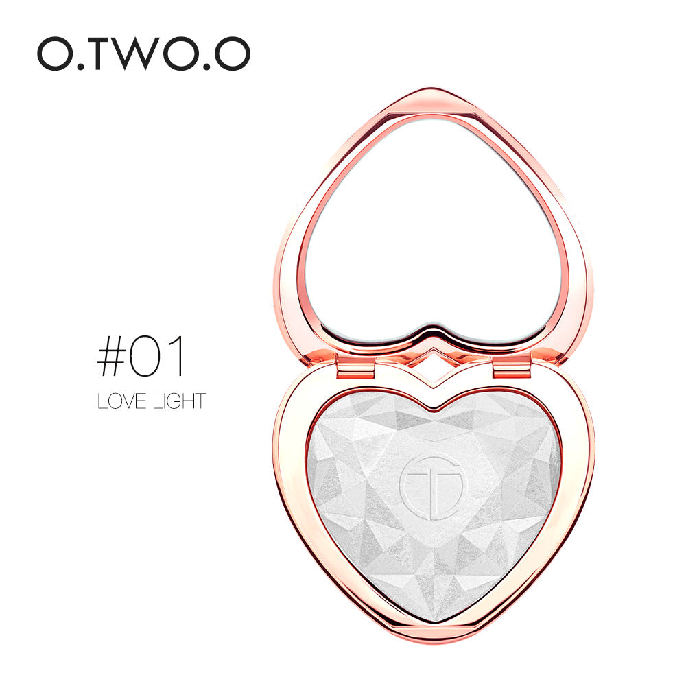 O.TWO.O 5 Colores iluminadores faciales en polvo bronceador resaltador de maquillaje - Imagen 2