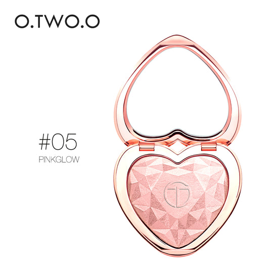 O.TWO.O 5 Colores iluminadores faciales en polvo bronceador resaltador de maquillaje - Imagen 6