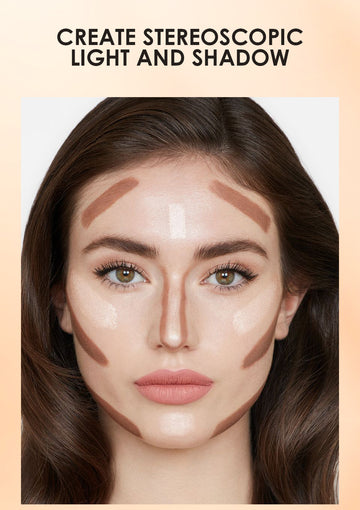 O.TWO.O Iluminador en polvo prensado de alta calidad, maquillaje resaltador que proporciona un resplandor hermoso 2 en 1 - Imagen 14