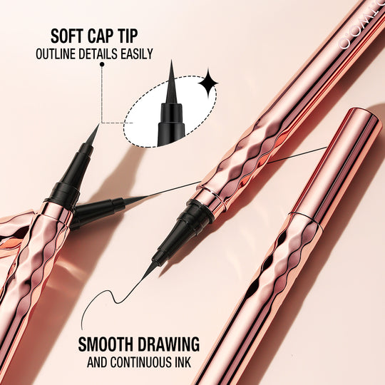 O.TWO.O Delineador líquido suave con seda dorada - Imagen 6