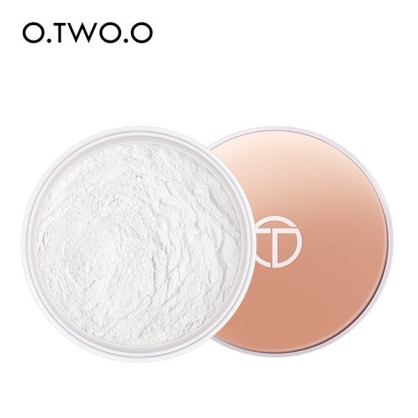 O.TWO.O Polvo fijador, polvo control de aceite, polvo maquillaje facial resistente al agua