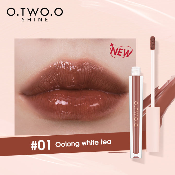 O.TWO.O 6 colores de brillo de labios, altamente pigmentado, que ofrece un acabado suave y luminoso, que resalta la belleza de los labios - Imagen 11