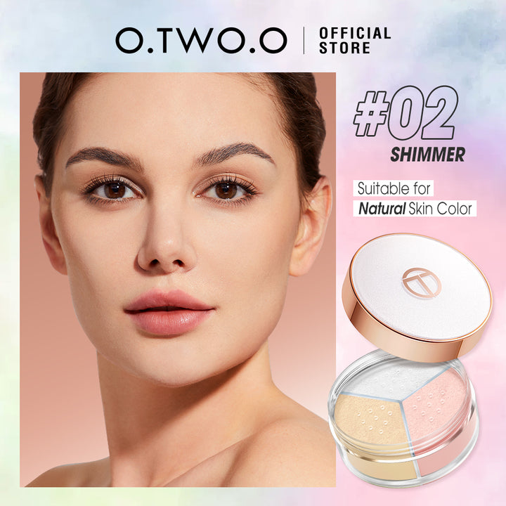 O.TWO.O: Polvo fijador facial en 3 colores - Imagen 3
