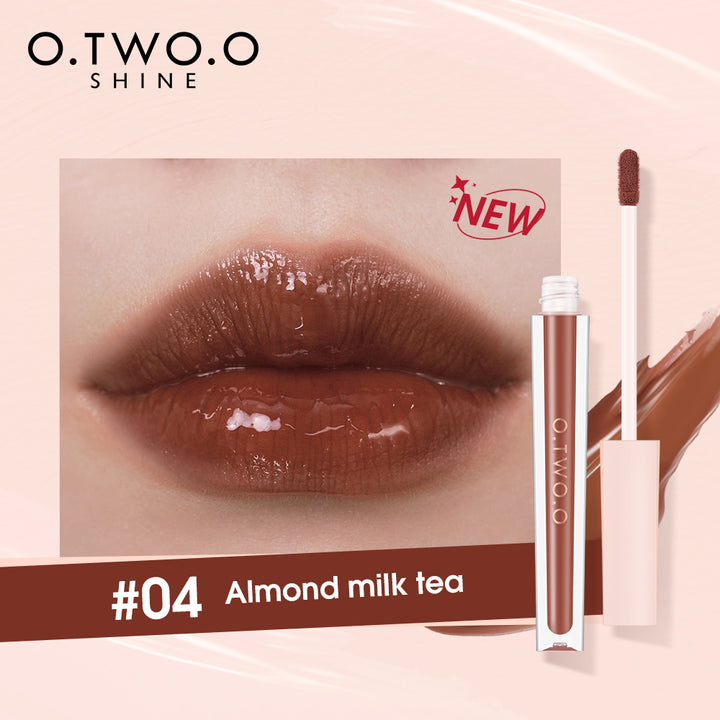 O.TWO.O 6 colores de brillo de labios, altamente pigmentado, que ofrece un acabado suave y luminoso, que resalta la belleza de los labios - Imagen 8