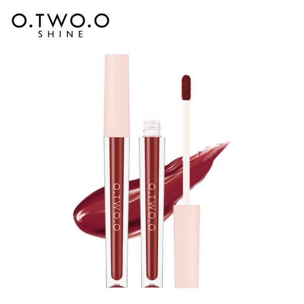 O.TWO.O 6 colores de brillo de labios, altamente pigmentado, que ofrece un acabado suave y luminoso, que resalta la belleza de los labios
