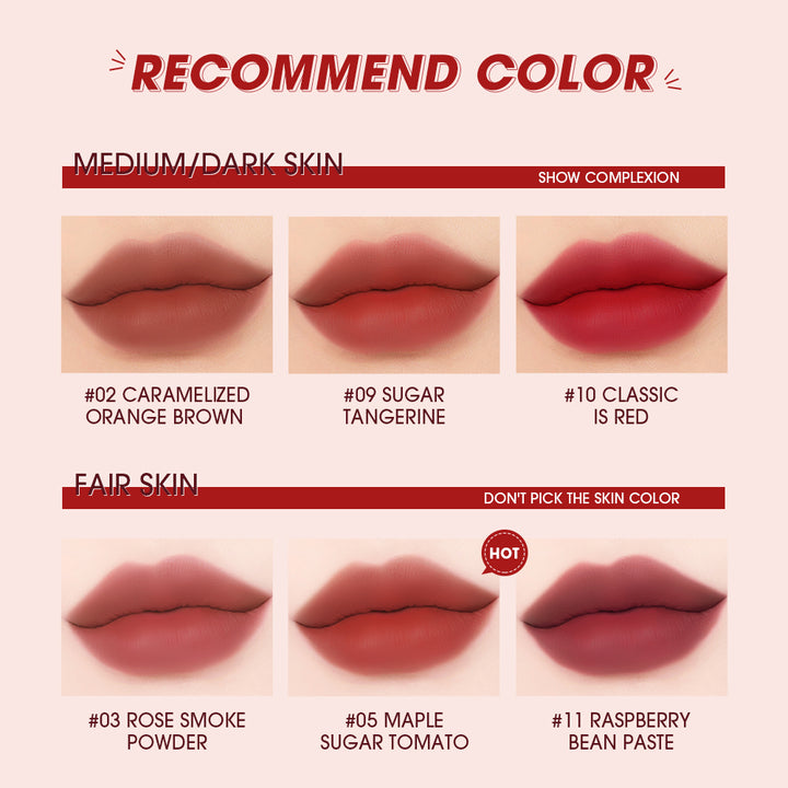 O.TWO.O Labial gloss de acabado mate aterciopelado en 12 tonos vibrantes - Imagen 15