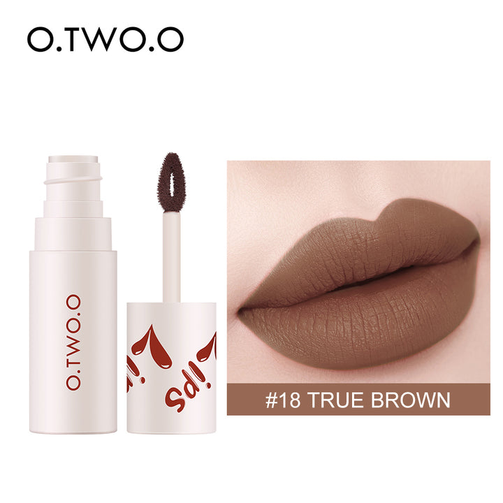 O.TWO.O Labial y rubor en crema velvet matte, alta pigmentación y duración prolongada - Imagen 19