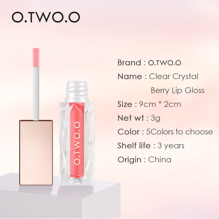 O.TWO.O: Brillo labial clear crystal berry en 5 colores - Imagen 14