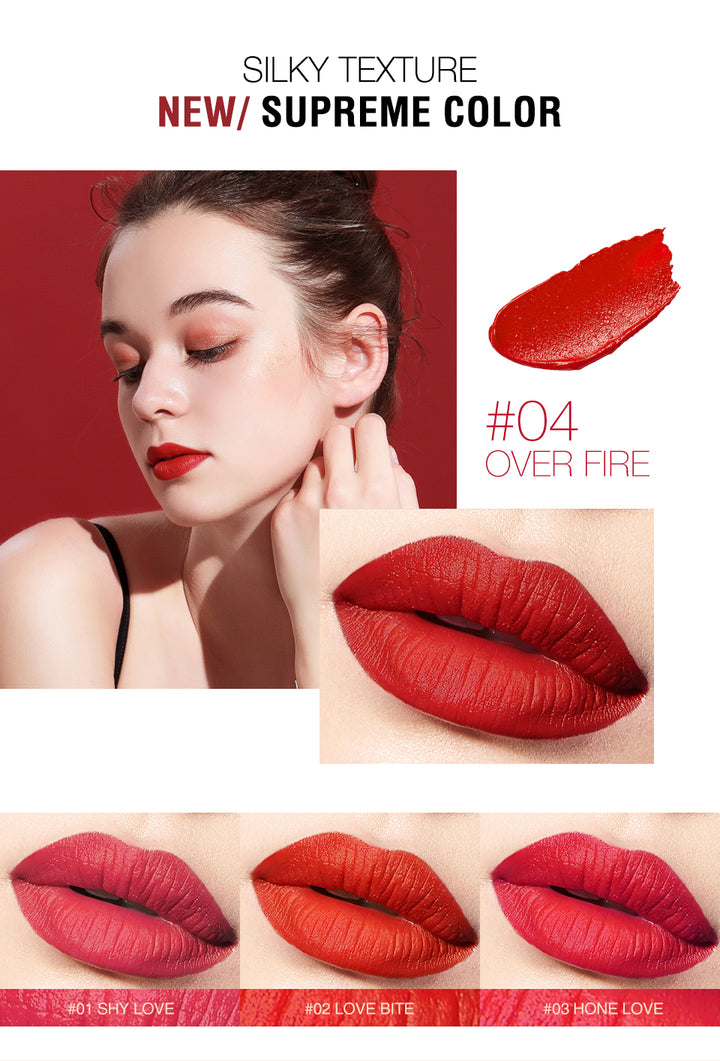 O.TWO.O Rouge barra de labios, 12 colores semi-mate, hidratante y resistente al agua - Imagen 19